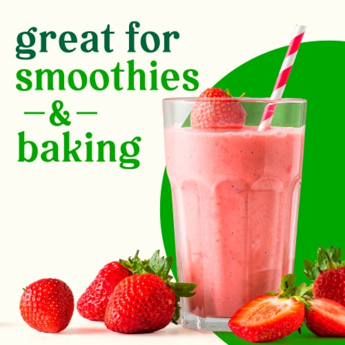 Fresh Organic Strawberries - 1 LB clamshell Perspective: left