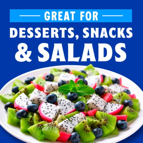 Fresh Blueberries - 18 OZ - Clamshell Perspective: left