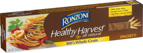 Ronzoni Healthy Harvest 100% Whole Grain Spaghetti Pasta Perspective: left