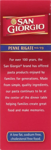 San Giorgio Penne Rigate Pasta Perspective: left