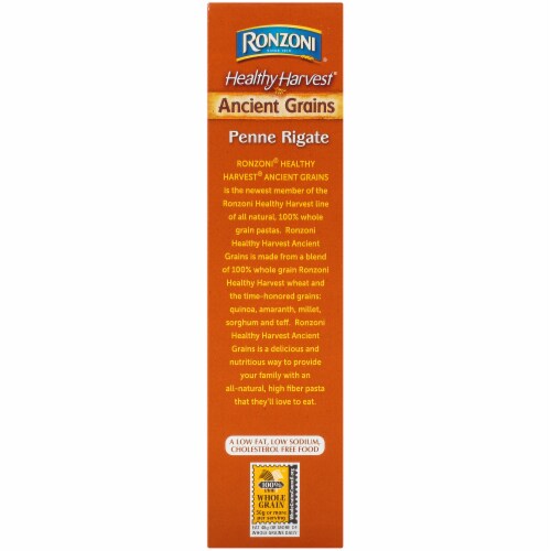 Ronzoni Heathy Harvest Ancient Grains Penne Rigate Pasta Perspective: left