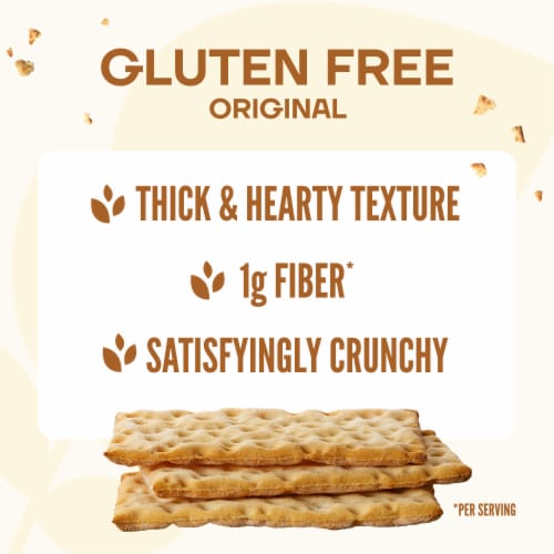 Wasa Original Gluten-Free Oven-Baked Non-GMO Crispbread Crackers Perspective: left