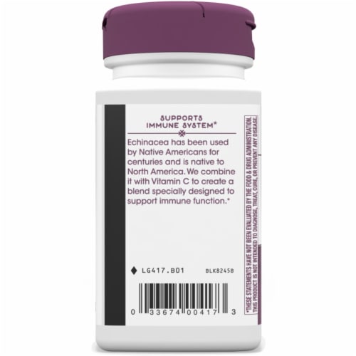 Nature's Way Echinacea & Ester C Capsules Perspective: left