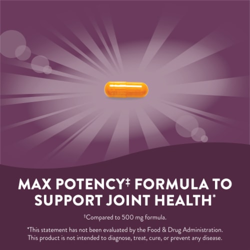 Nature's Way Turmeric Capsules 750mg Perspective: left