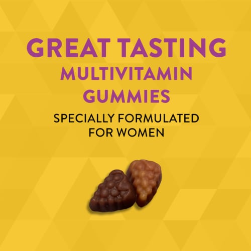 Nature's Way Alive! Mixed Berry Women's Multi-Vitamins Gummies Perspective: left