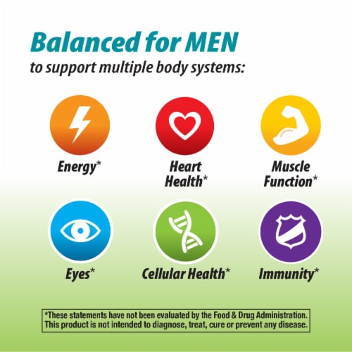 Nature's Way Alive! Garden Goodness Men's Multi-Vitamin Tablets Perspective: left