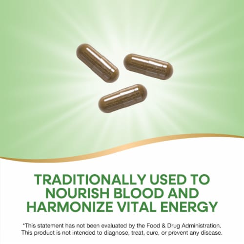 Nature's Way Dong Quai Root Capsules 1130 mg Perspective: left