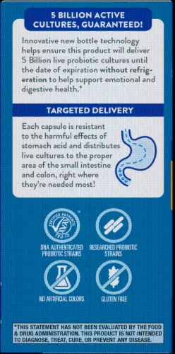 Nature's Way Fortify® Daily Probiotic Targeted Care Mood & Stress Perspective: left