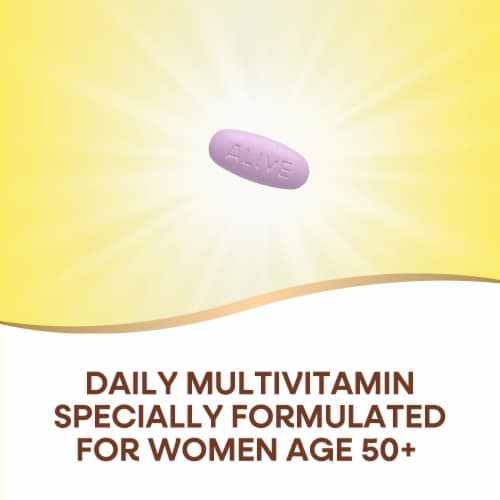 Nature's Way® Alive!® Women's 50+ Complete Multivitamin Tablets Perspective: left