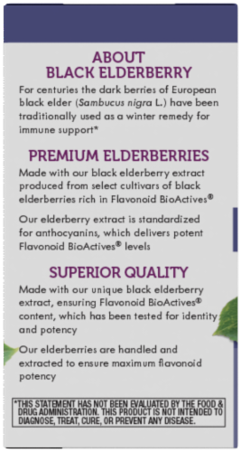 Nature's Way Sambucus Elderberry Lozenges Perspective: left