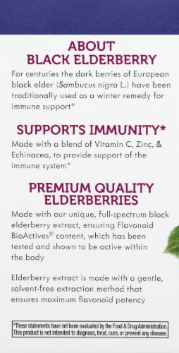 Nature's Way Sambucus Immune System Support Perspective: left