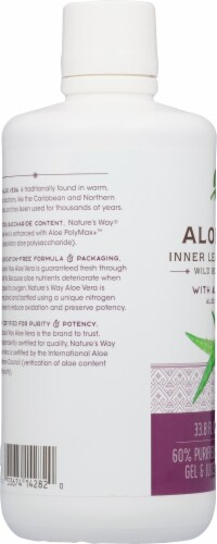 Nature's Way® Aloe Vera Wild Berry Flavor Gel and Juice Perspective: left