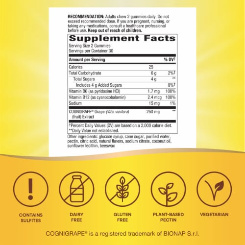 Nature's Way Brain Fuel With Clinically Studied Cognigrape