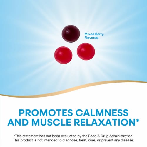 Nature’s Way Magnesium with Magnesium Citrate Mixed Berry Flavored Gummies Perspective: left
