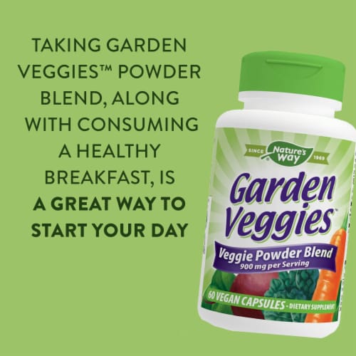 Nature's Way® Garden Veggies Life & Energy Vcaps Perspective: left