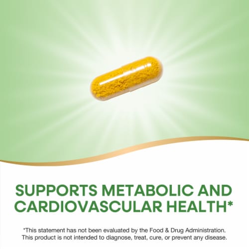 Nature's Way Berberine with Cinnamon Vegan Capsules 500 mg Berberine HCI per Serving Perspective: left