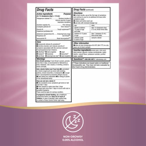 Nature's Way® Umcka® Cold & Flu Berry Flavored Syrup Perspective: left