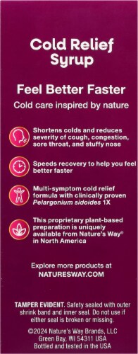 Nature's Way® Umcka® Cherry Flavor Cold Relief Syrup Perspective: left