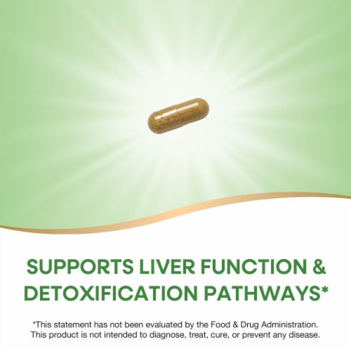Nature's Way® Milk Thistle Vegan Capsules Perspective: left