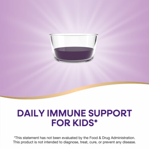 Nature's Way Sambucus Immune Kids Ages 2+ Elderberry Echinacea and Propolis Berry Flavored Syrup Perspective: left