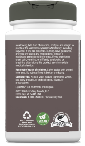 Nature's Way Thisilyn Daily Cleanse Vegan Capsules Perspective: left
