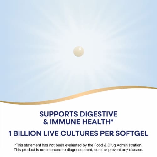 Nature's Way Primadophilus Reuteri Pearls Probiotic Softgels Perspective: left