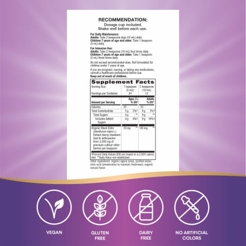 Nature's Way® Sambucus™ Elderberry Syrup Perspective: left