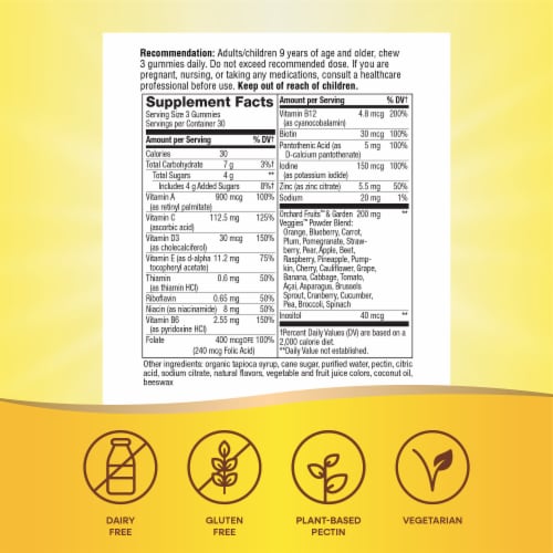 Nature's Way® Alive!® Adult Multi-Vitamin Gummies Perspective: left
