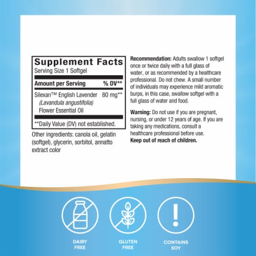 Nature's Way® Calm Aid® Non Drowsy Lavender Softgels Perspective: left