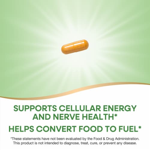 Nature's Way® B-100 Complex Dietary Supplement Capsules Perspective: left