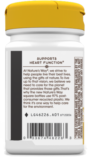Nature's Way® CoQ10 Dietary Supplement Softgels 100mg Perspective: left