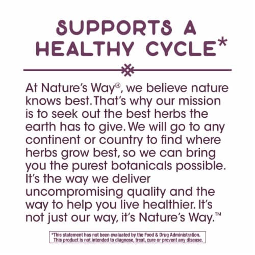 Nature's Way PMS with Vitamin B6 & 5 HTP Support Capsules for Women Perspective: left