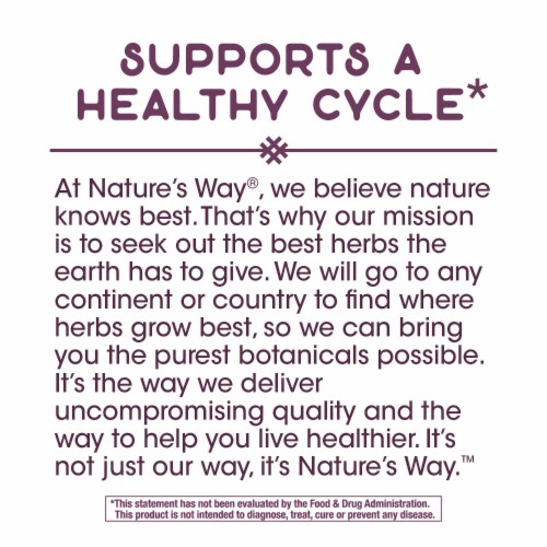 Nature's Way PMS with Vitamin B6 & 5 HTP Support Capsules for Women Perspective: left