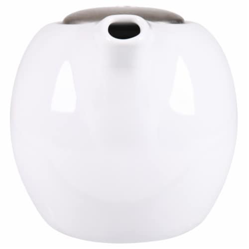BIA Cordon Bleu Ooh La La Teapot with Stainless Steel Infuser - White Perspective: left