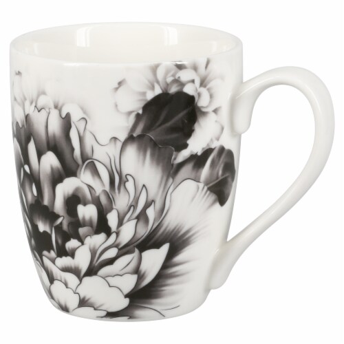 BIA Cordon Bleu Peony Dinnerware Place Set - Gray Perspective: left