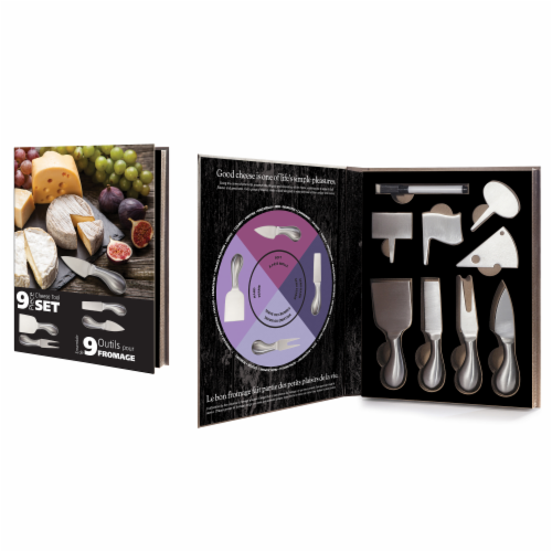 BIA Cordon Bleu Danesco Essential Cheese and Charcuterie Set Perspective: left