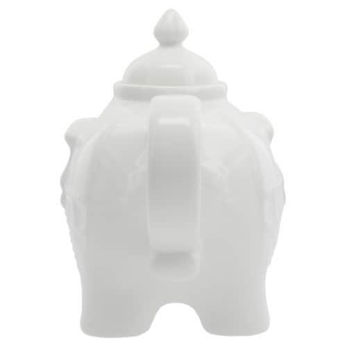 BIA Cordon Bleu Porcelain Elephant Teapot - White Perspective: left