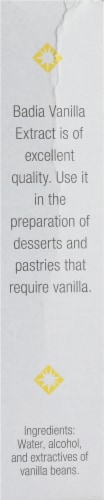 Badia® Pure Vanilla Extract Perspective: left