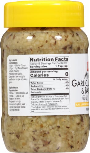 Badia® Garlic Lemon & Basil Minced Perspective: left