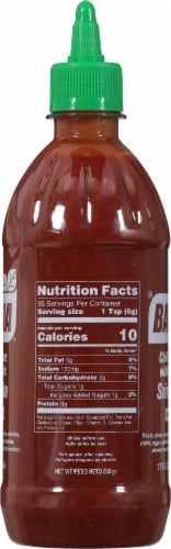 Sauce Chili Sriracha Perspective: left