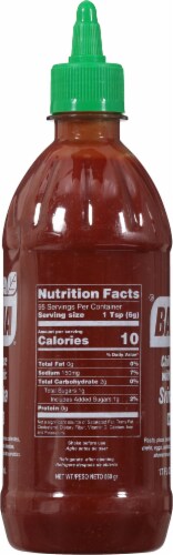 Sauce Chili Sriracha Perspective: left