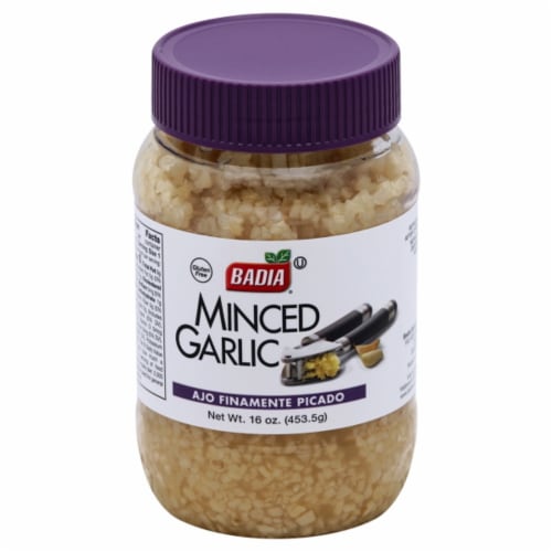 Badia® Minced Garlic in Water Perspective: left