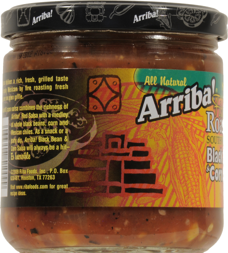 Arriba Black Bean and Corn Salsa Perspective: left