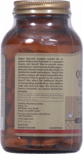 Solgar Quercetin Complex Capsules Perspective: left