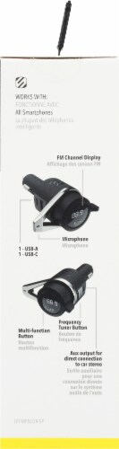 Scosche Bluetooth FM Transmitter Wireless Hands-Free Car Kit Perspective: left