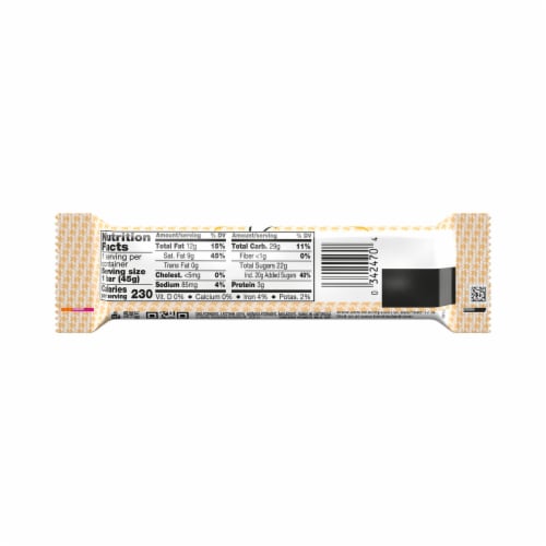 WHATCHAMACALLIT Chocolate Caramel and Peanut Flavored Crisps Candy Bar Perspective: left