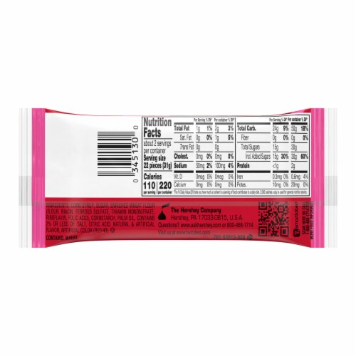 TWIZZLERS NIBS Cherry Flavored Licorice Style Chewy Candy Bag Perspective: left
