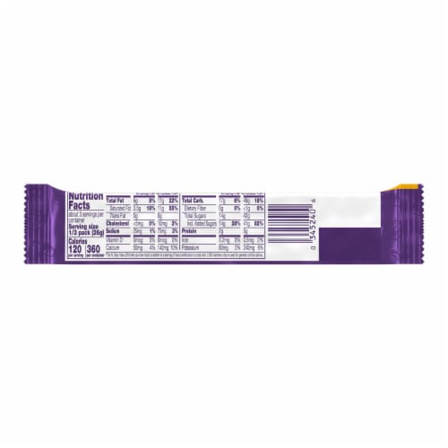 CADBURY CARAMELLO Milk Chocolate and Creamy Caramel King Size Candy Bar Perspective: left