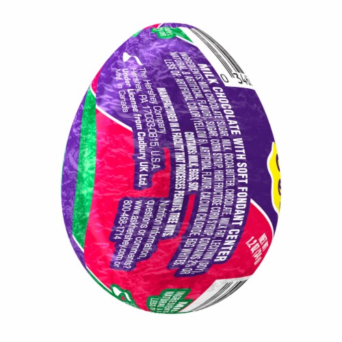 CADBURY CREME EGG Milk Chocolate and Fondant Easter Candy Egg Perspective: left