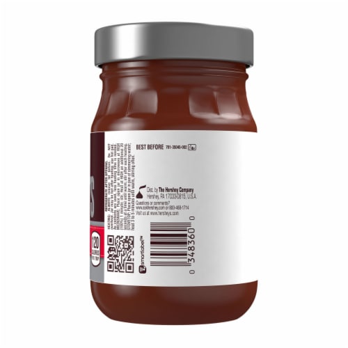 HERSHEY'S Hot Fudge Topping Jar Perspective: left